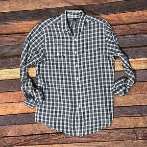 Polo Ralph Lauren Shirt Mens Plaid Long Sleeve Checkered Button Down